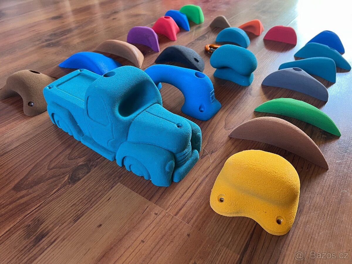 Nové dětské lezecké chyty THEREX - 22 kusů - 2