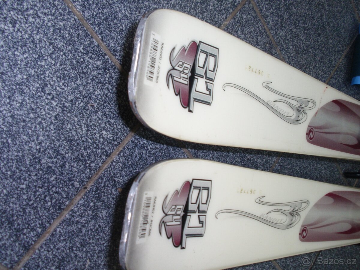 SUPER DÁMSKÉ SKIALPY LYŽE ROSSIGNOL BANDIT 154 CM+SKINY - 2