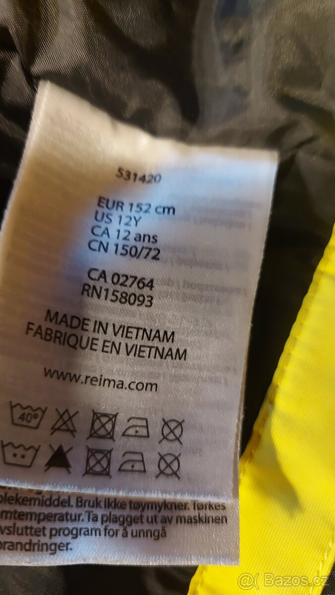 Dětská lyžařská bunda REIMA 152 cm ++ - 2