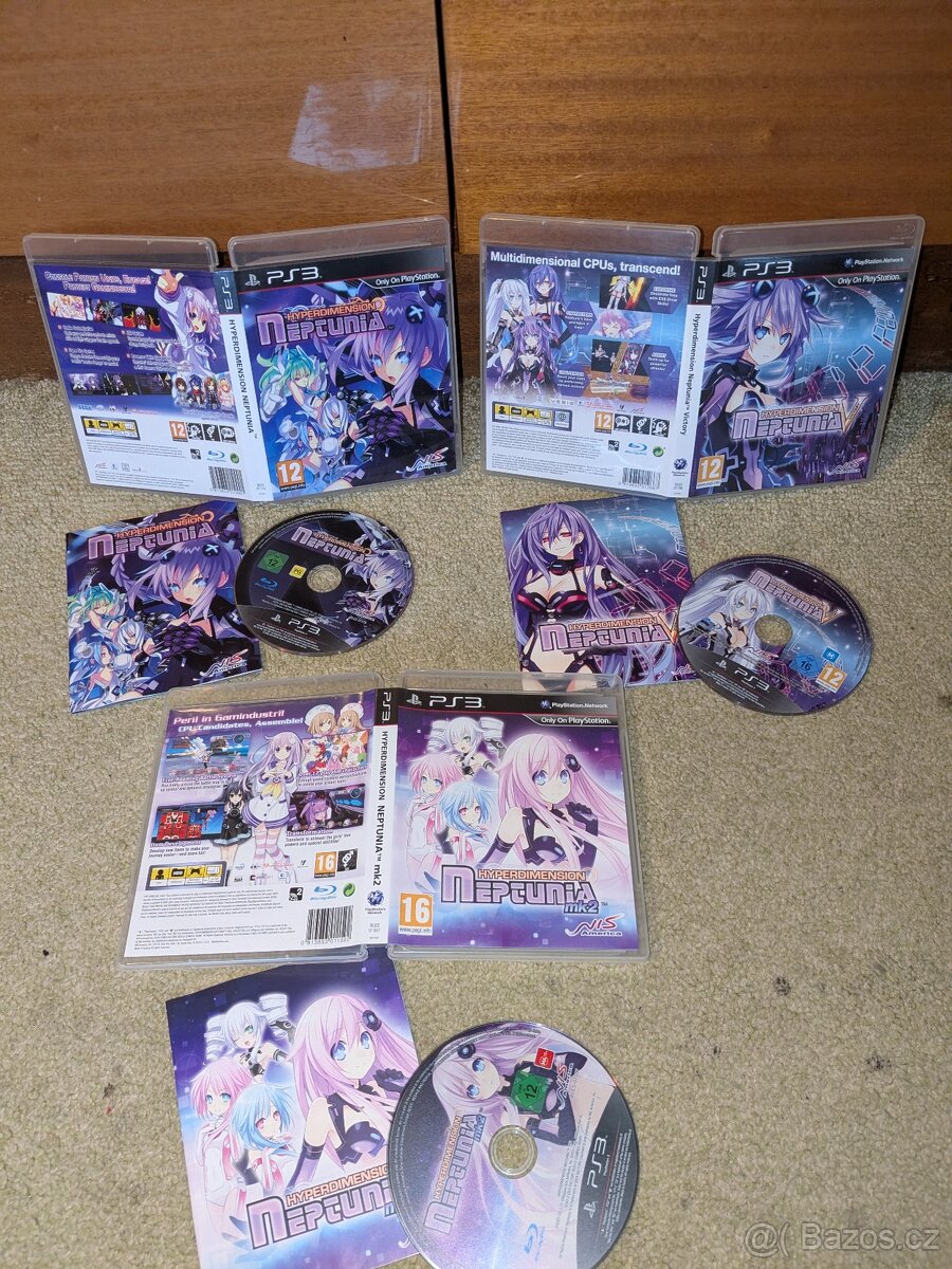 Hyperdimension Neptunia Trilogie - 3 hry - Playstation 3 PS3 - 2