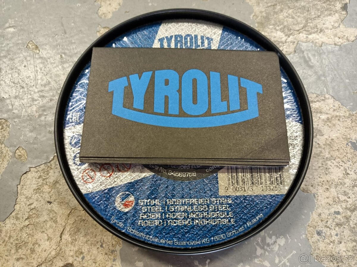 Řezné kotouče 2v1 na ocel a nerez TYROLIT - 2