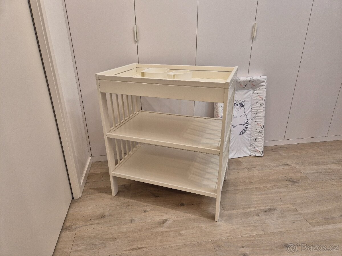 IKEA GULLIVER - přebalovací pult bílý - 2