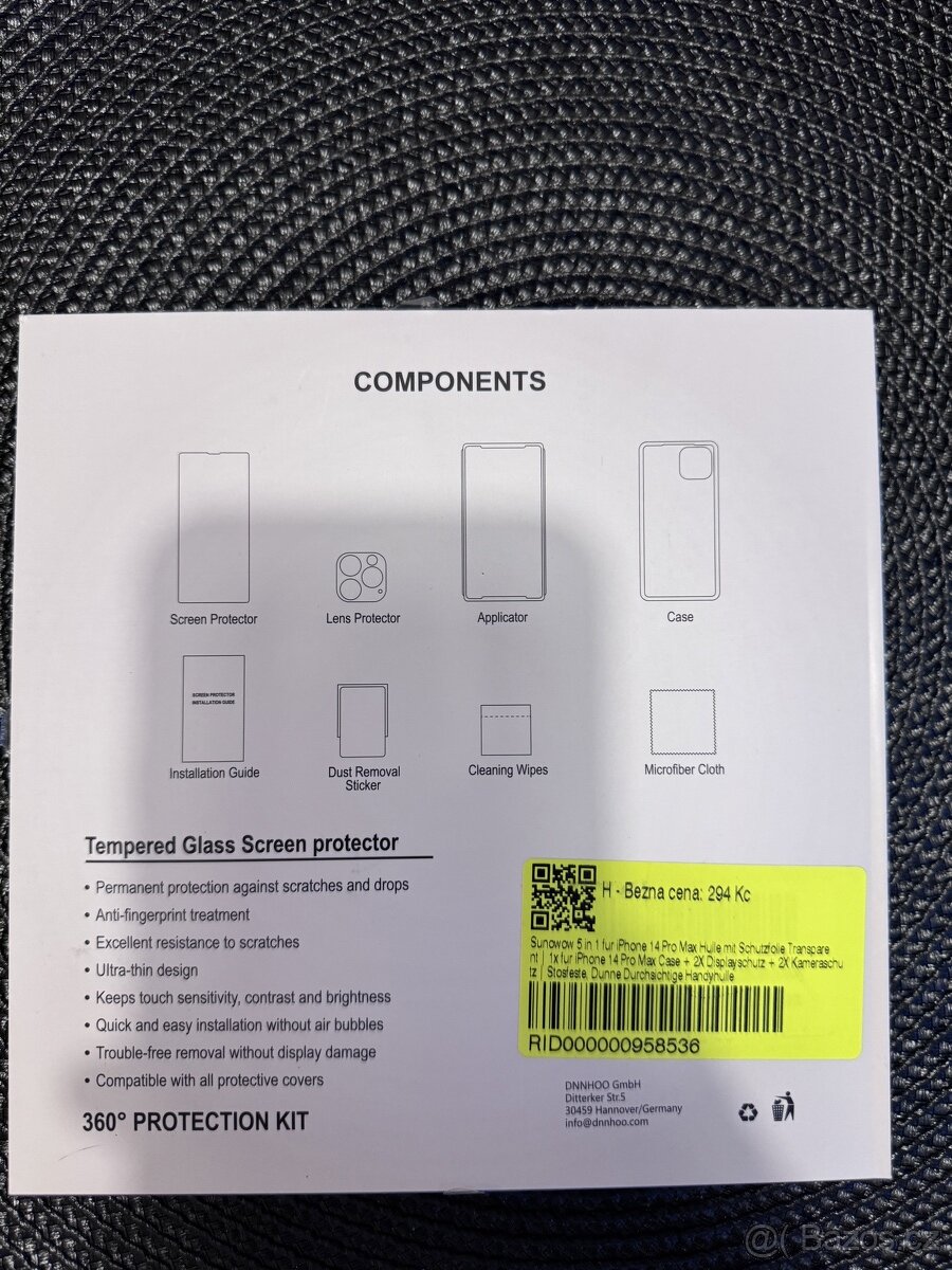 Kryt+ochranné sklo iPhone 14 pro Max - 2