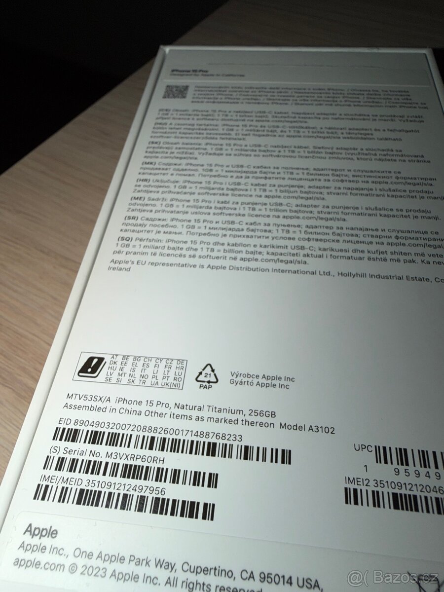 SLEVA | 📱 Apple iPhone 15 Pro, Natural Titanium, 256GB - 2