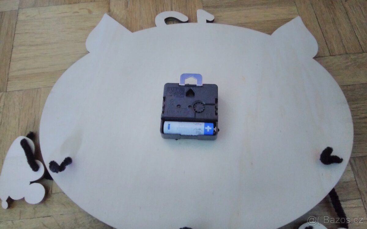 Dětské dřevěné hodiny - 2