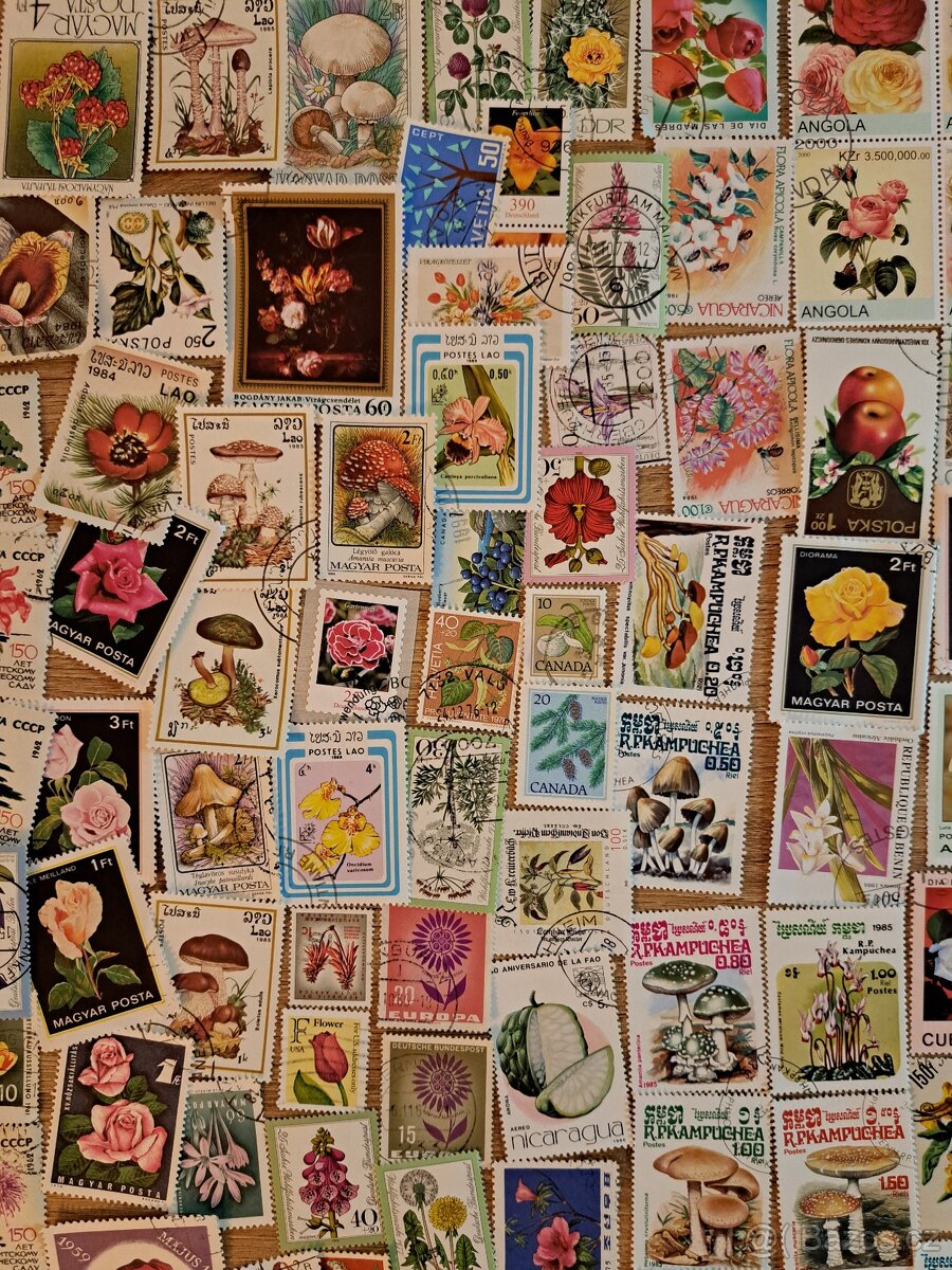 Sbírka známek flóry - 2