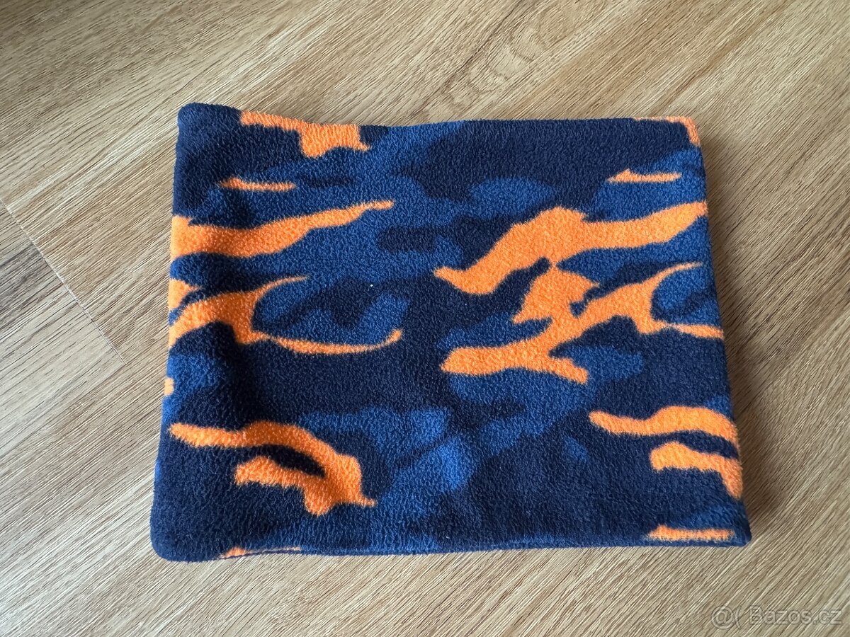 Jako nový fleecový nákrčník pro kluky,obvod 46 cm. - 2