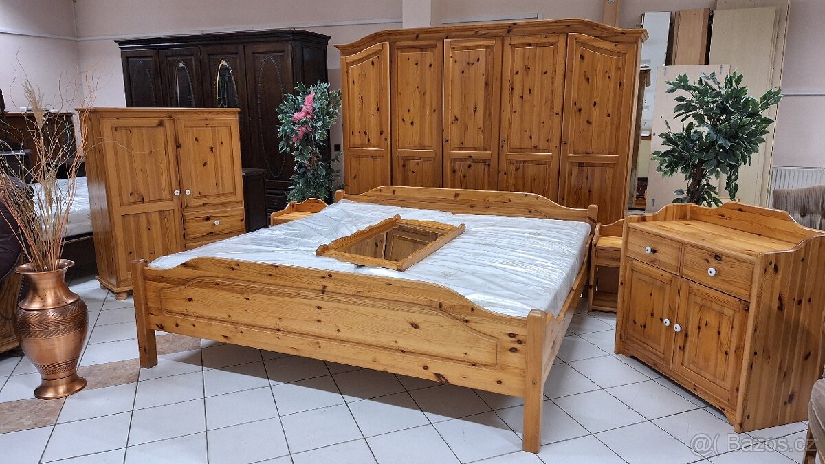 Kompletní ložnice borovice - 2