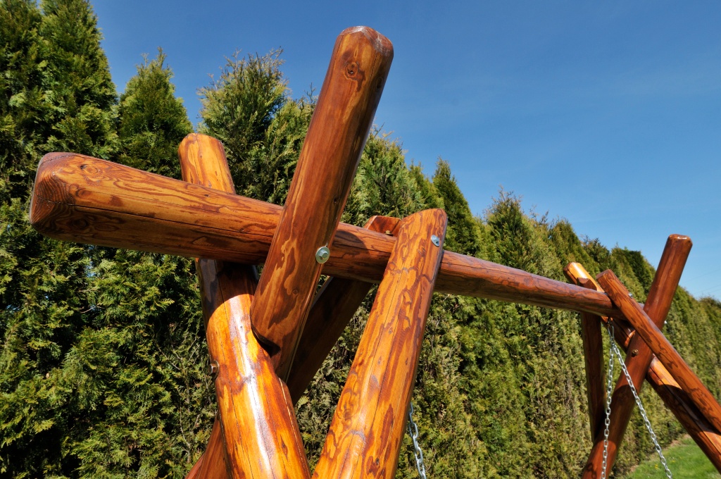 Zahradní houpačka z masivu - 2