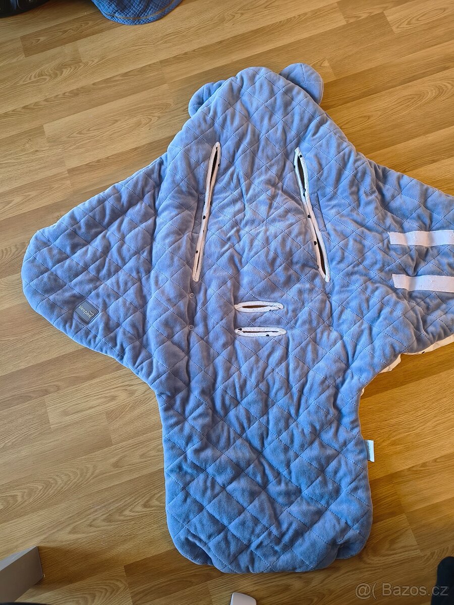 Fusak/zavinovačka/deka do autosedačky Sleepee Royal Denim - 2