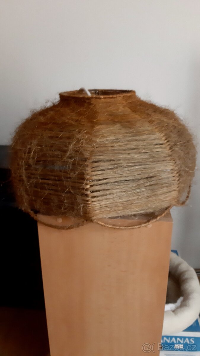 Velmi hezké stínidlo na lampu sisal - 2
