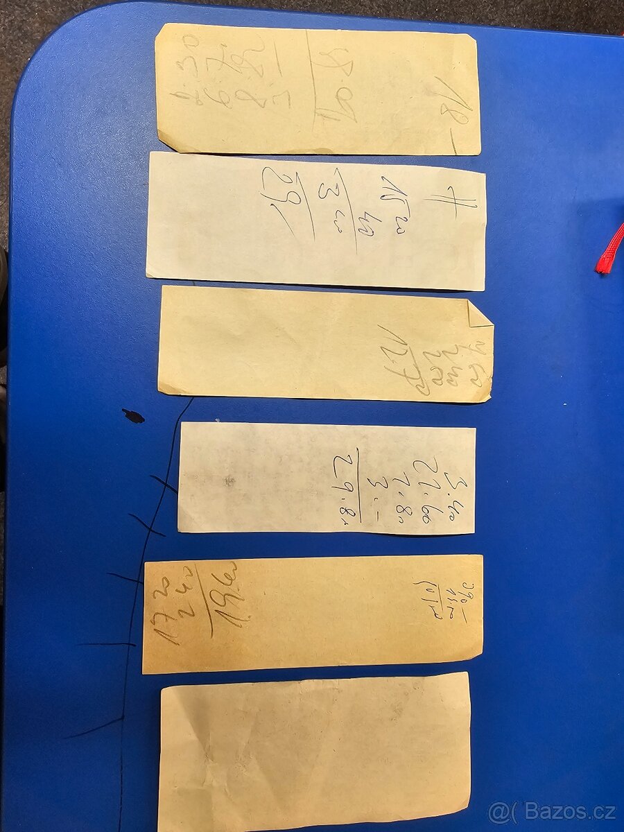 Hospodské účtenky - 2