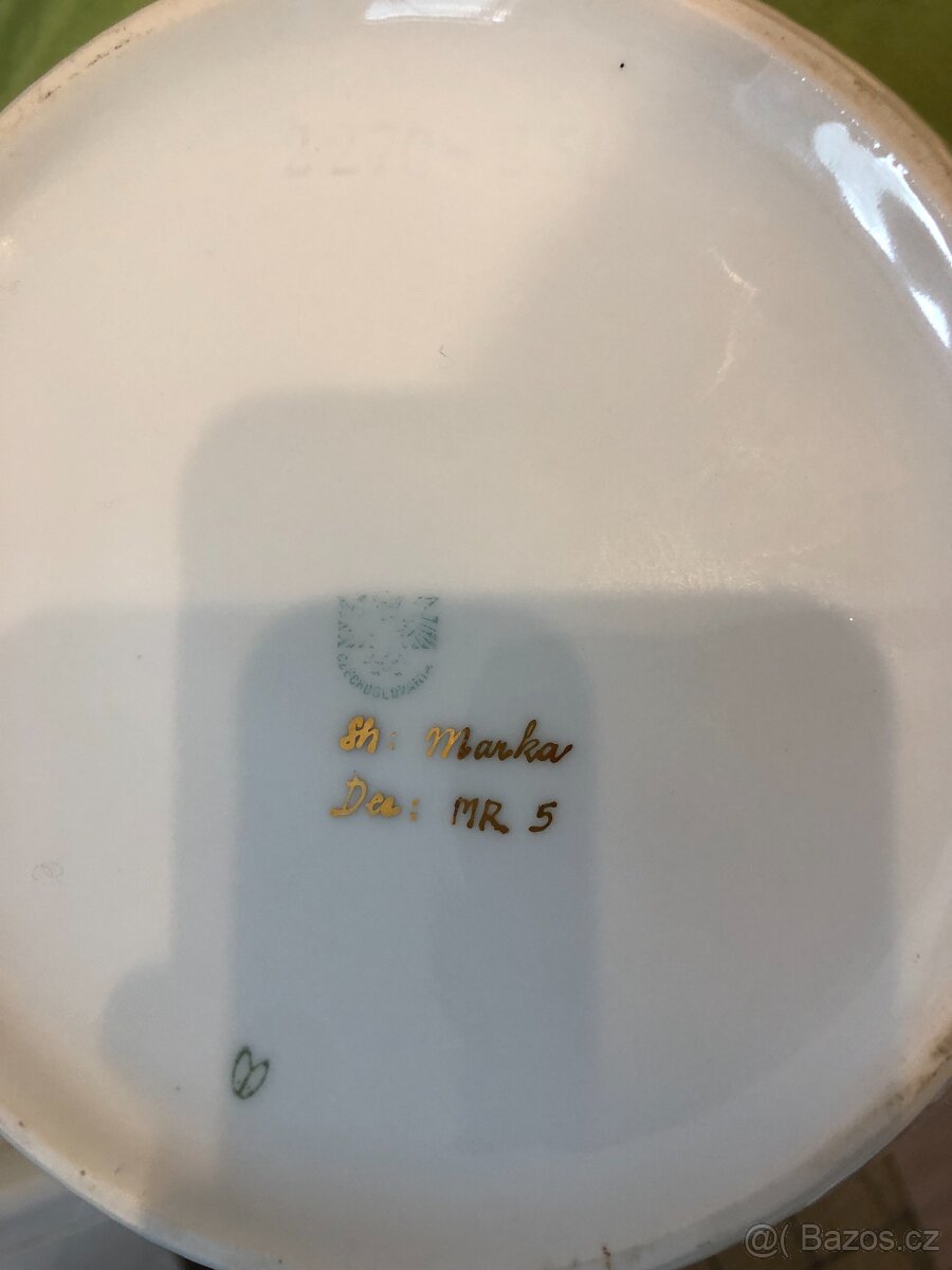 Polévková mísa,omáčník,cukřenka - 2