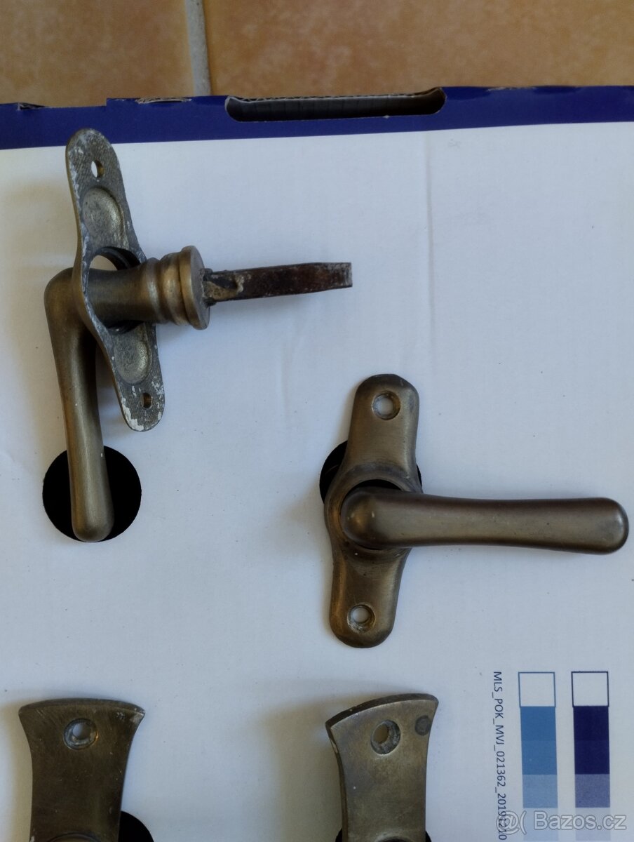 Kliky mosazné a hliníkové - 2