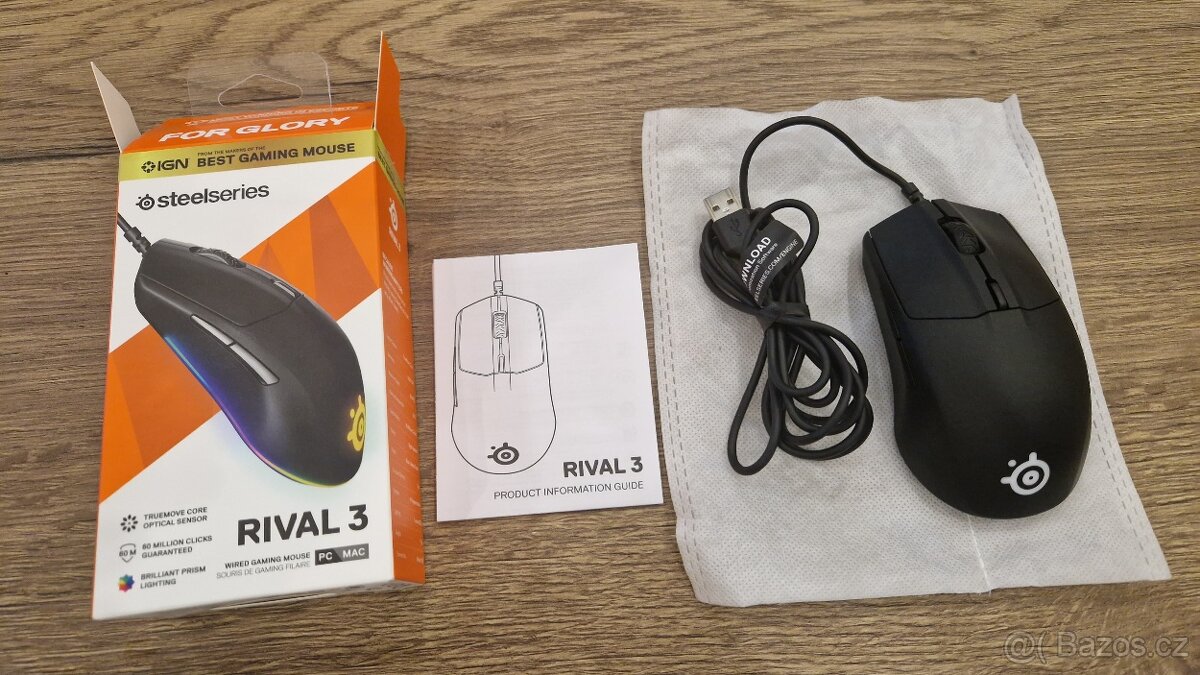 Herní myš SteelSeries Rival 3 - nová (orig. balení + záruka) - 2