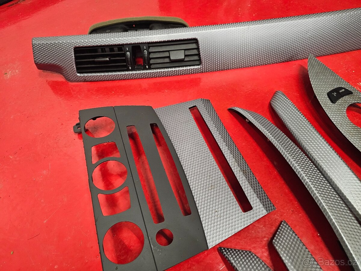 BMW OEM Set Alu Cube Pure dekor interiér - 2