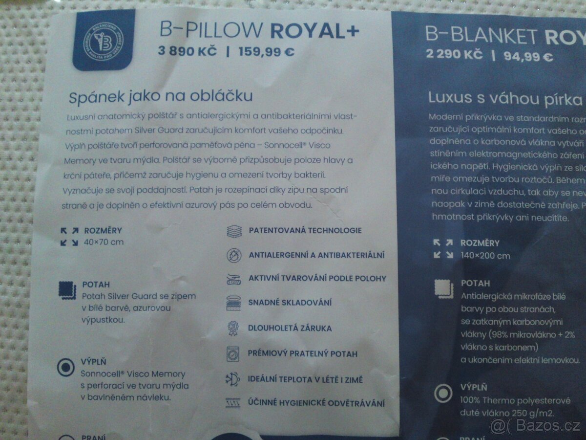 Luxusní sada polštář + přikrývka - 2