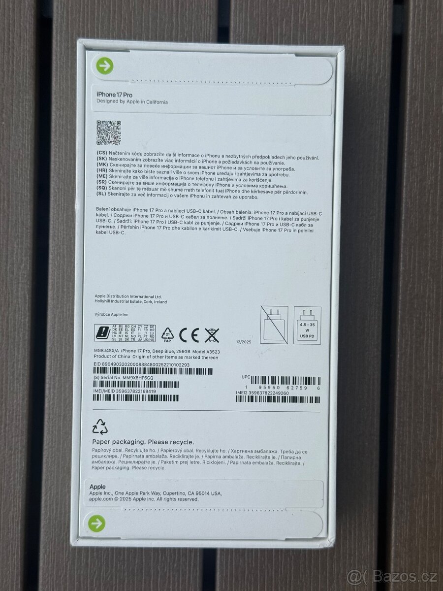 P: Apple iPhone 17 Pro 256GB Deep Blue - 2