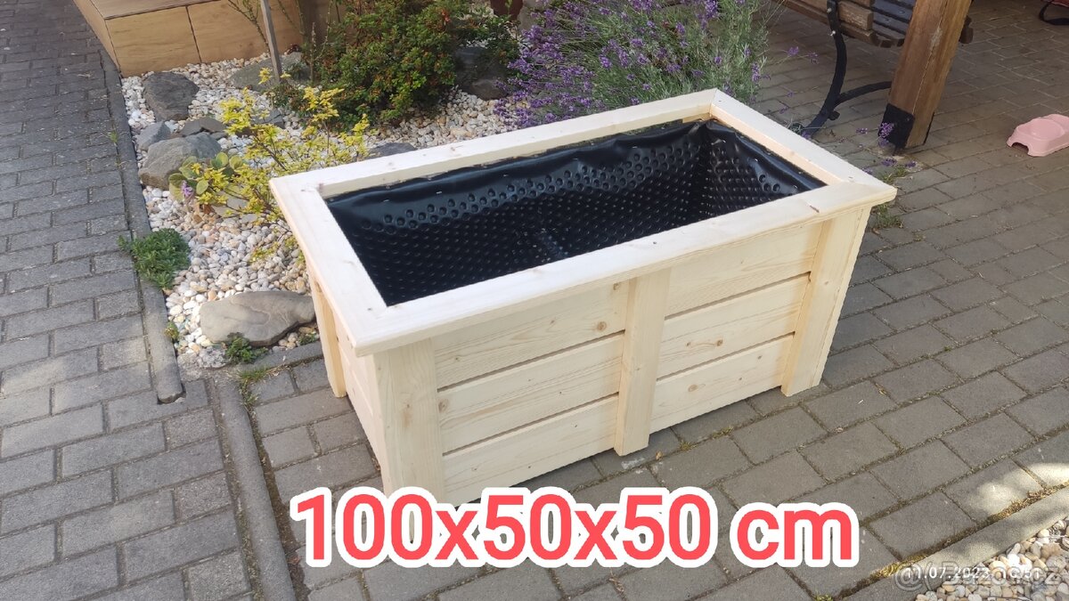 TRUHLÍKY, vyvýšené záhony... Turbo, 50,100... - 2