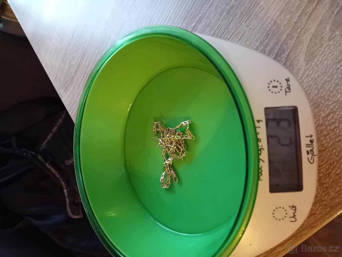 Zlatý pánský řetízek - 2