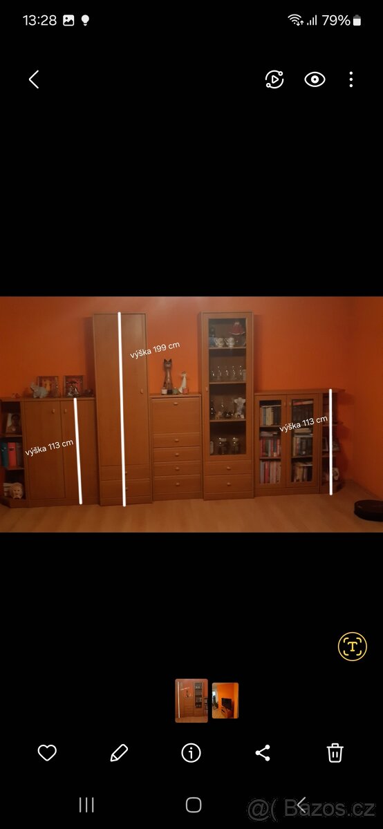 Prodám obývací stěnu. - 2