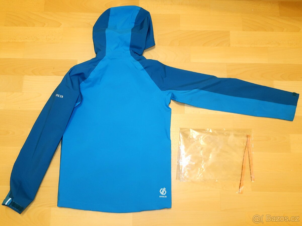 Bunda outdoor 146-152 cm - DARE 2B DKW420 LEAD, modrá, NOVÁ - 2