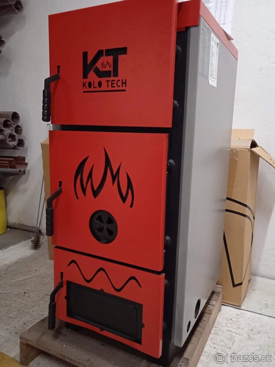 Kotel na tuhá paliva Kolotech 18-30Kw (záruka) - 2