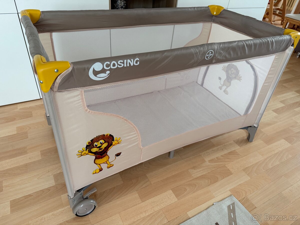Dětská cestovní postýlka Cosing - plně funkční, žádné závady - 2