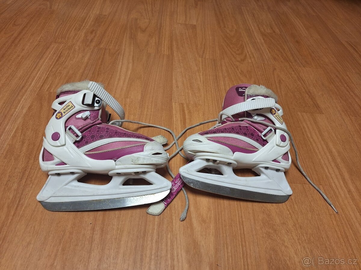 Dívčí brusle Ice Princess č.32-35 posuvné,rostoucí - 2