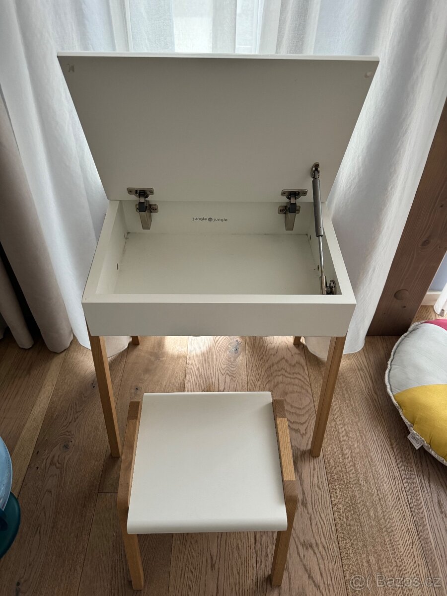 Dětský bílý stoleček a židle Jungle by Jungle - 2