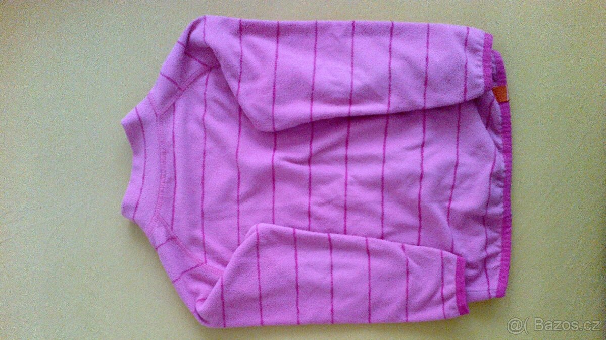 Dívčí mikina Didriksons vel. 100 růžová - 2