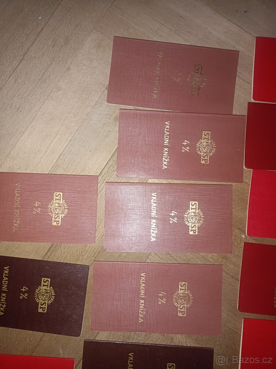 Vkladní knížky - 2