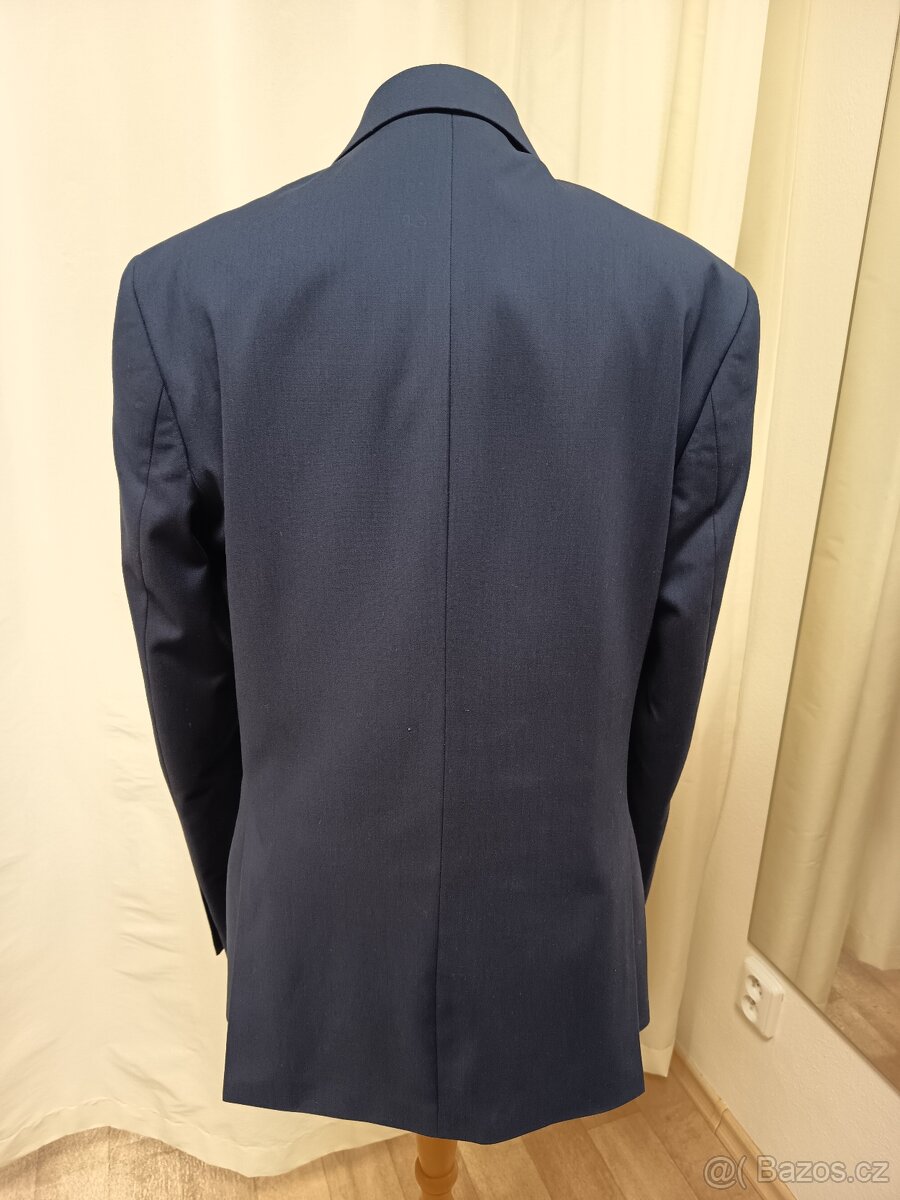 Pánský oblek tmavě modrý - 2