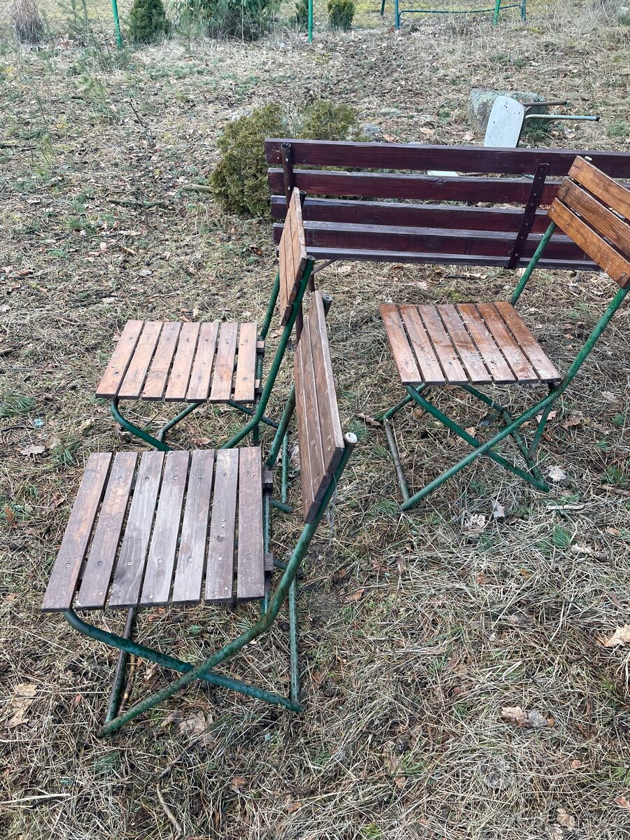 Zahradní skládací židle - 2