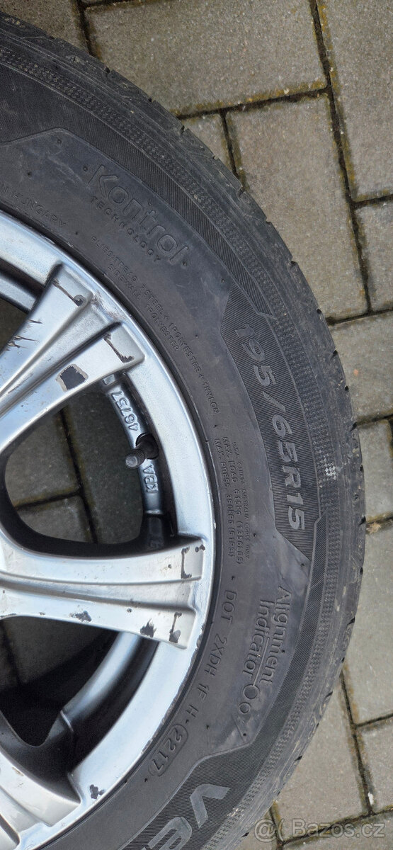 Prodam alu disky s letnimi gumy - 2