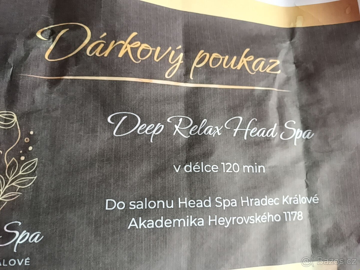 DÁRKOVÝ POUKAZ HEAD SPA - 2