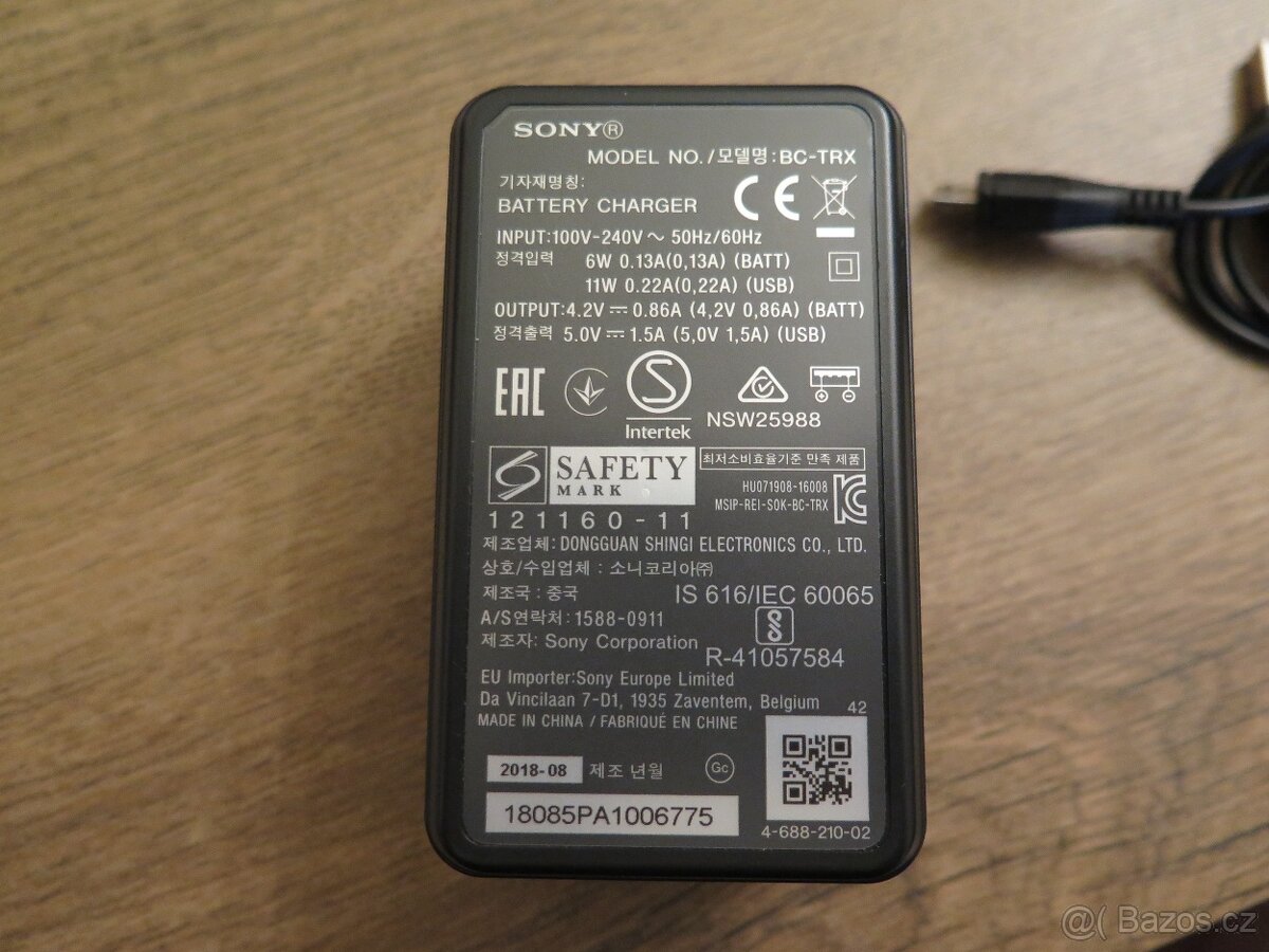 Sony nabíječka BC-TRX originál - 2
