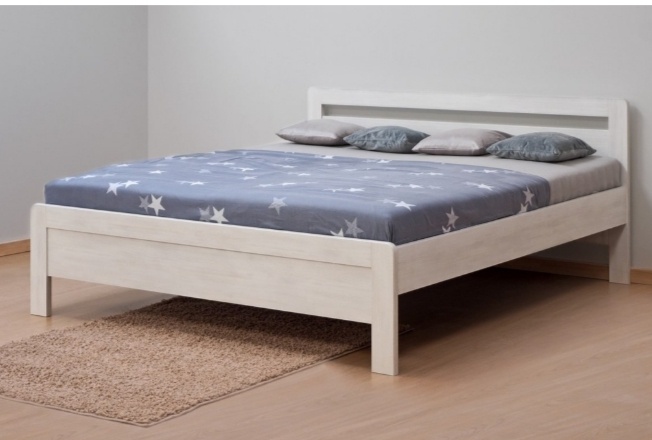 Postel 180x200cm laminát vzhled bříza - 2