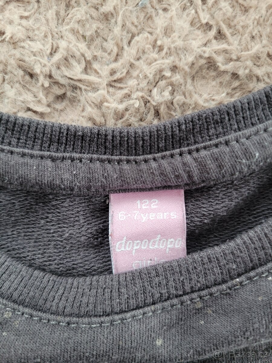 Teplé dlouhé triko ( tunika) vel. 122 - 2