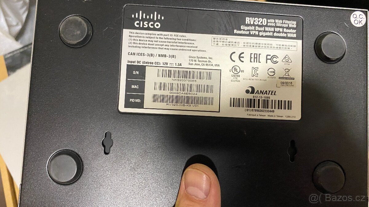 cisco router RV320 - 2