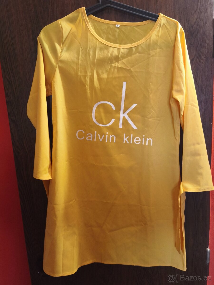 Dívčí šaty žluté CK - 2
