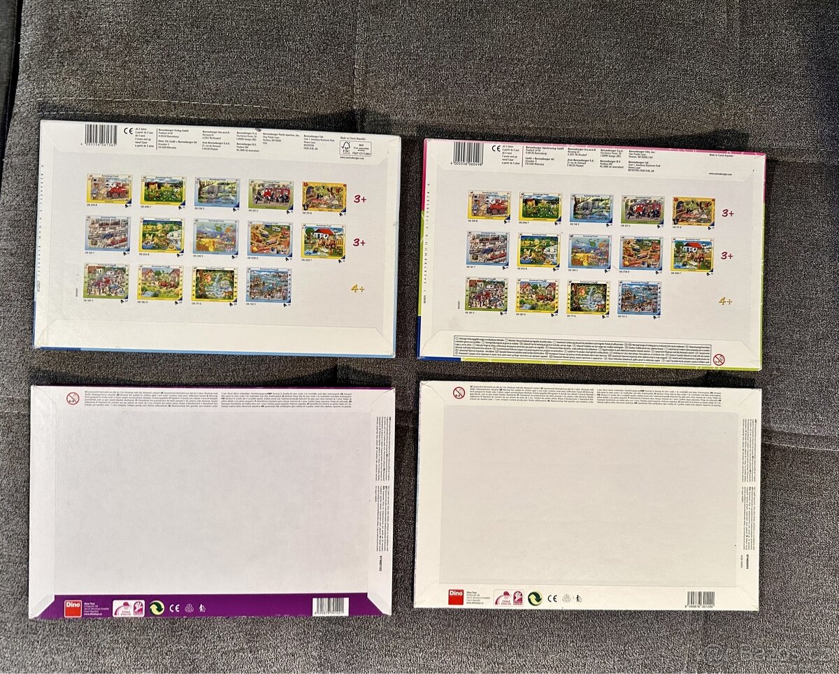 Deskové puzzle - různé druhy - 2