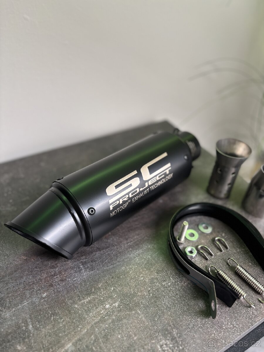 SC Project koncovka výfuku na motorku černá - 2