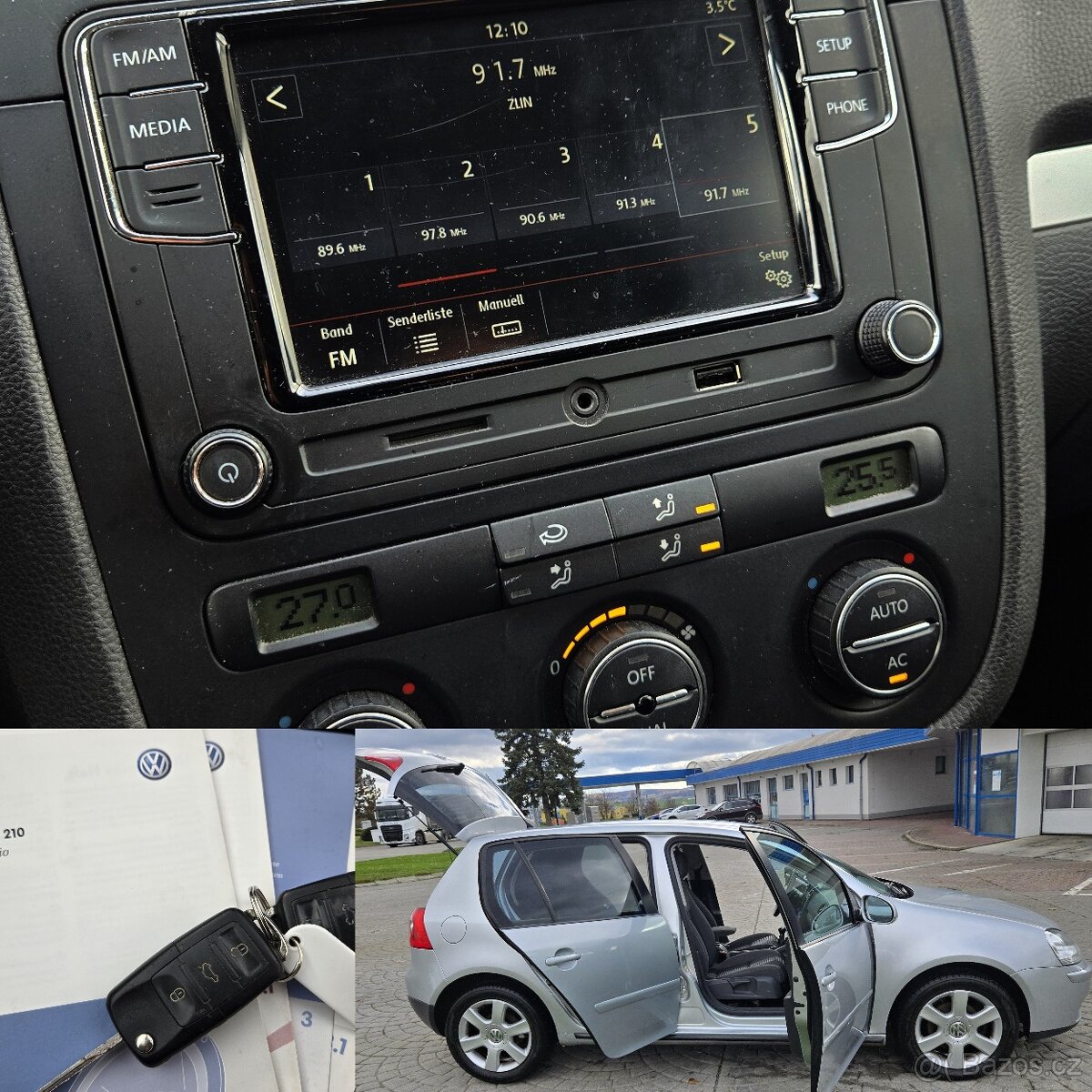 VW GOLF V 1,4 16v 59 kW / 80 PS TABLET, KLIMA, ALU, TOP - 2