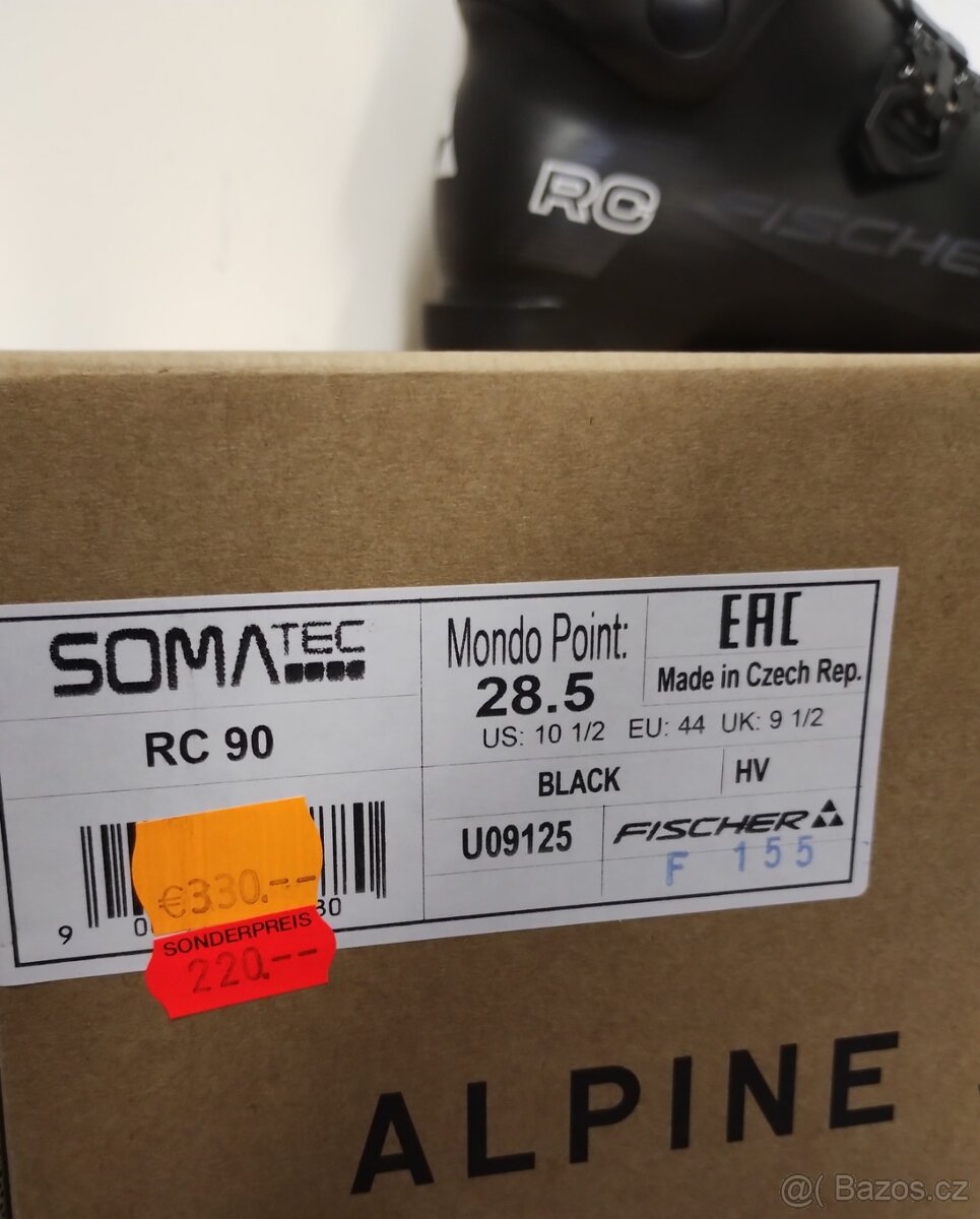 Fischer RC 90HV Black vel.285/44 model 25/26-levně - 2