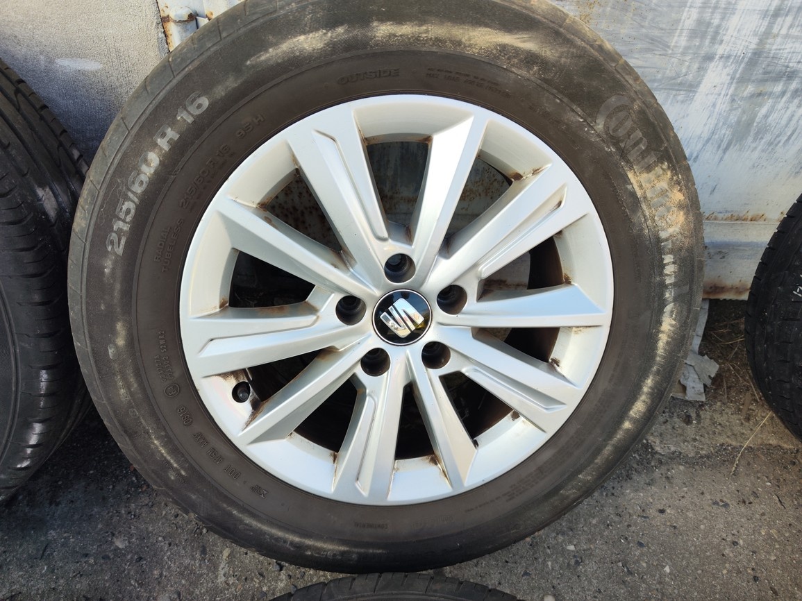16"letní alu sada 5x112 origo Seat Alhambra VW Sharan 215/6 - 2