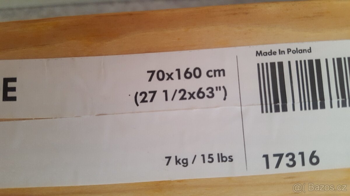 Postel dětská IKEA 160x70 - 2