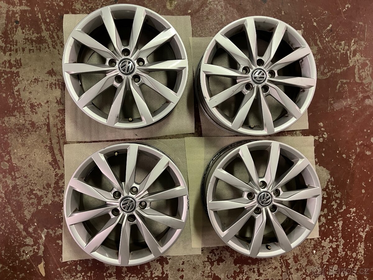 VW alu kola 17” 5×112 – originál, bez pneu - 2