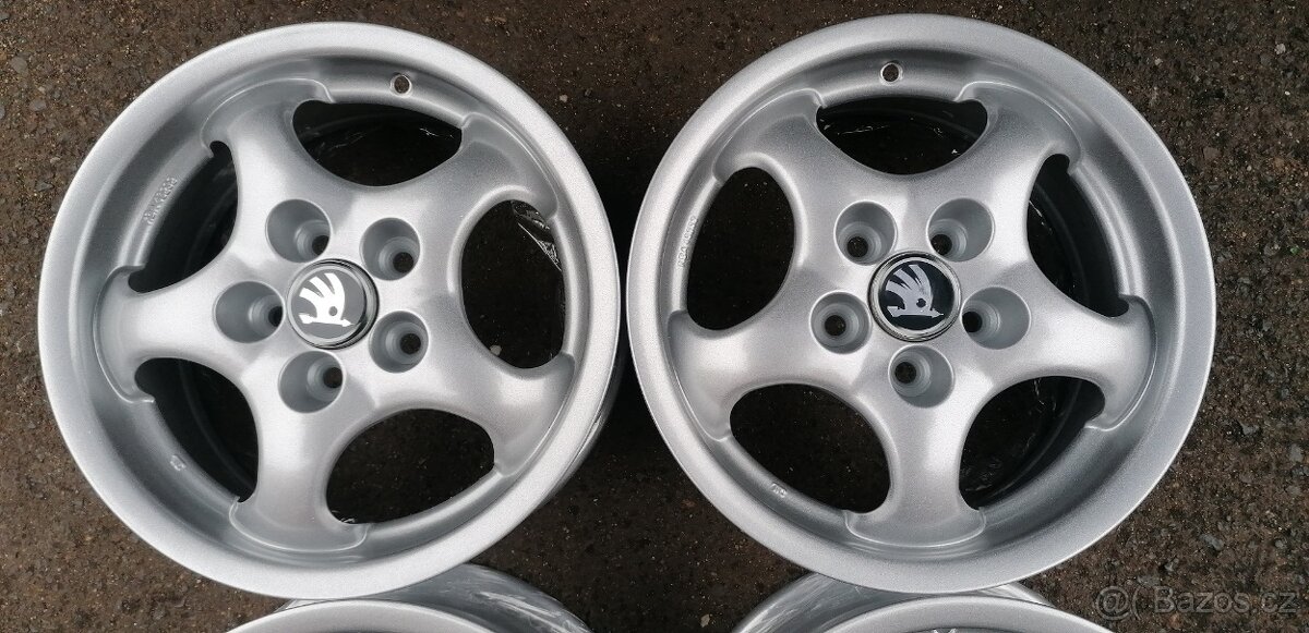 Alu kola Fabia 1 , 5x100 14" - TOP STAV - 2