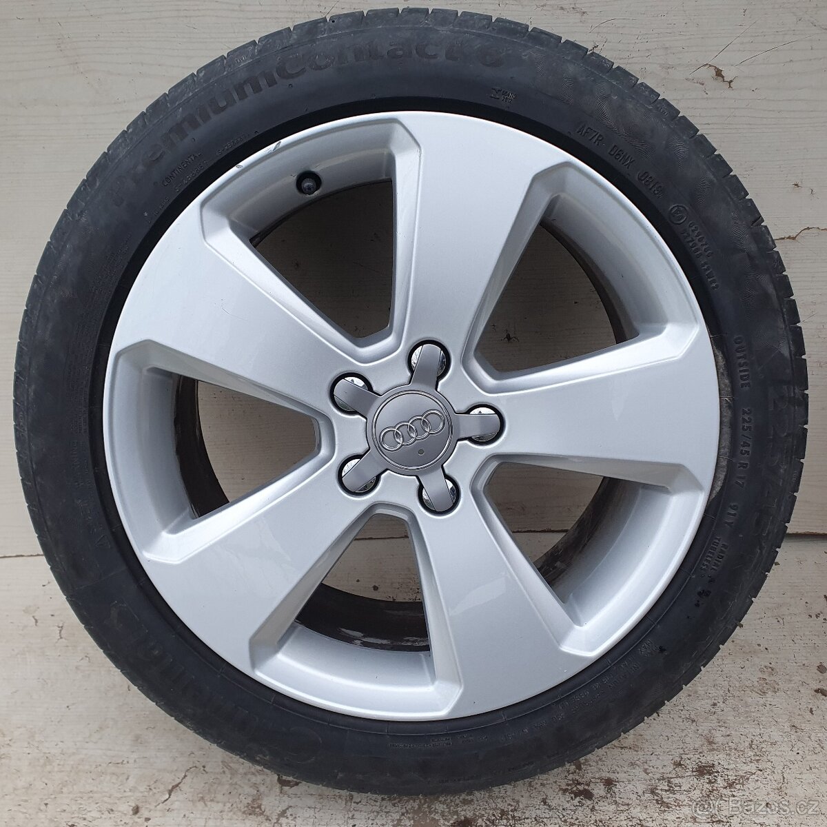 Alu Audi 17" 5x112, letní Continental 225/45R17 - 2